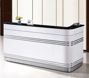 China Luxury design wholesale front modern used wood office furniture counter reception desk factory