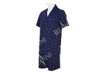 Anti Pilling Mens Luxury Sleepwear Woven Cotton Poplin Printed Pajamas Shorts
