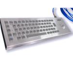 dustproof waterproof Industrial Desktop Keyboard IP64 Stainless Steel With