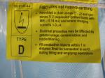 TYPE D Conductive Blue PP Jumbo Bags Anti - Sift Anti Static Bulk Bags For
