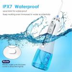 Waterproof Cordless Water Dental Jet With Detachable Reservoir