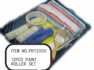 China 12pcs Paint Rollers Covers Durable Coating Roller Brush Wall Painting Tools Roller Sleeve factory