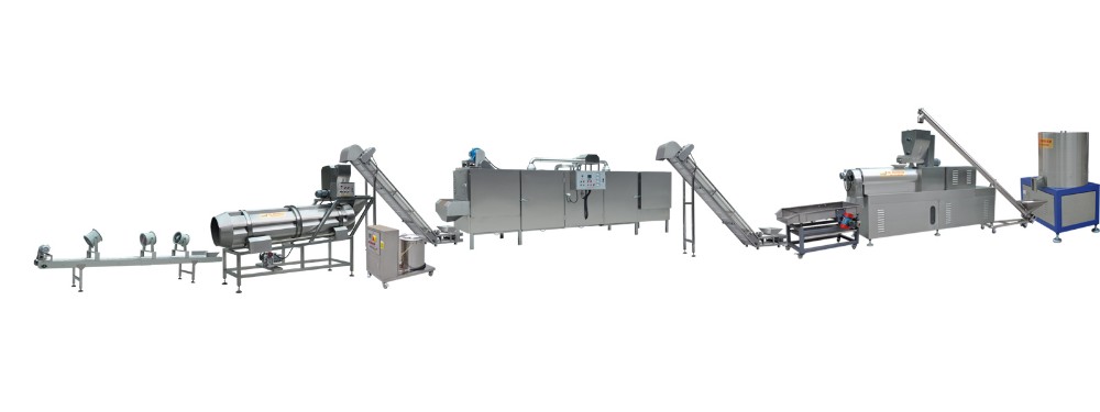13000KG Snack Food Machine Production Line For Slanty Puffed Snacks