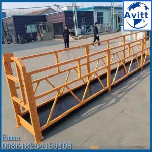 China 100m Working High 1000kg Suspension Platform 2.2kw Power Hot Dipping Zinc Material factory