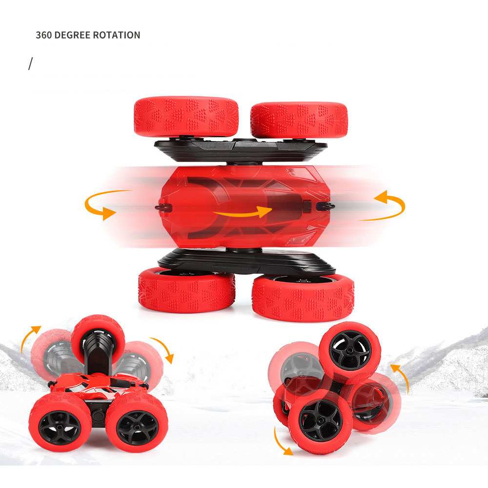Direct Charge 4WD RC Stunt Car 2 Sided 360 Rotation Gifts for Boys Girls Kids Age 6