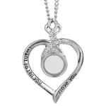 Sublimation Blanks Heart Button Necklace Sublimation Products For Valentine'S