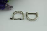 Classical design removeble light gold 20mm D ring buckle,hanging plating bag d