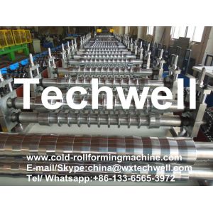 Galvanized Steel Floor Deck Roll Forming Machine for Making Steel Structure