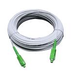 Outdoor Single Mode Fiber Optic Patch Cord Black G657A1 Ftth Drop Cable