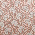Garment Accessories Diy Stretch French Lace Fabric Black / Ivory Color