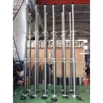 4.5m lockable CCTV pneumatic telescopic mast inside CCTV looms secuity camera