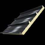 Black Color Villa Metal Colored Roof 40-Years Warranty RAL9005 Building Roof