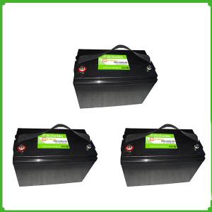 China Rechargeable LiFePO4 lithium ion 12V 100ah solar battery pack for solar power factory