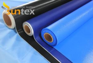 China Fireproof PU Coated Fiberglass Fabric For Expansion Joint factory