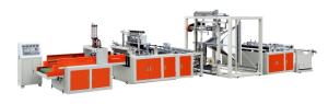 China High Speed Non-woven Fabric Shopping Bag Maker HJ 600#1200mm Paper Shopping Bag Making Machine Non Woven Fabric factory