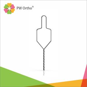 China FDA Short Twisted 2.5cm SS Preformed Ligature Wires factory