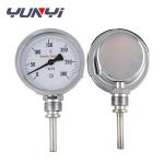Industrial Thread Mechanical Temperature Gauge WSS Bimetallic Thermometer