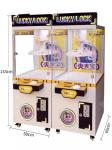 Coin Operated Clip Claw Coin Prize Machine Game Gift Vending OEM