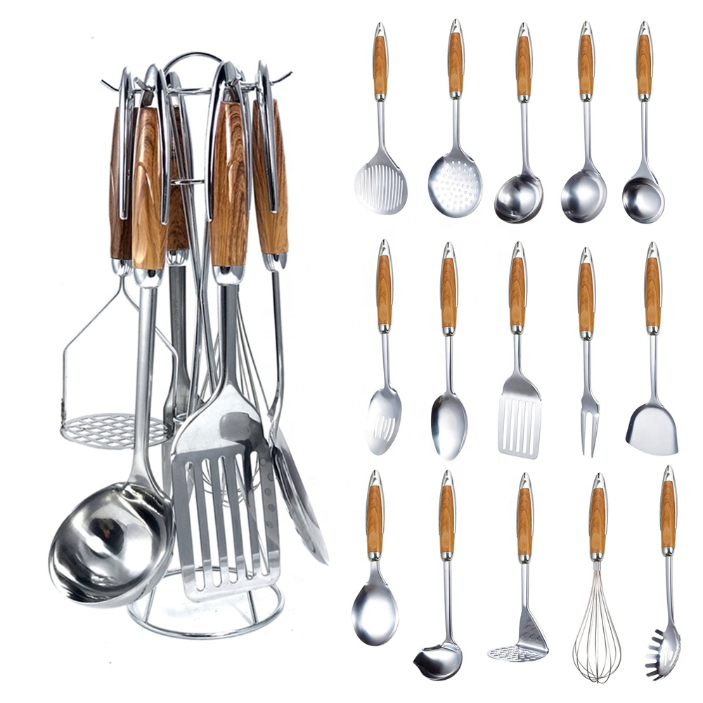 Sustainable and Customizable 7-Piece Stainless Steel Kitchen Tools for Modern Kitchen