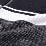 Zipper Up Mens Warm Winter Sweaters Striped Cardigan Sweater Low MOQ