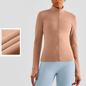 China Zipper Warm Horse Riding Tops Winter Plush Equestrian Jacket factory
