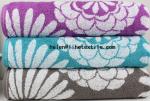 100% cotton jacquard bath towel , yarn dyed , towel set