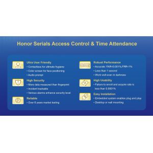 F910 HANVON FACE RECOGNITION TIME ATTENDANCE FACIAL READER SUPPORT PASSWORD