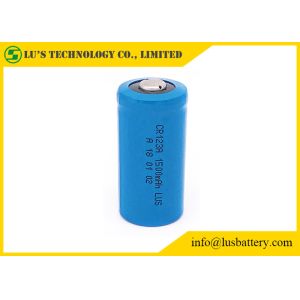 China CR123A 1500mah 3V Lithium Manganese Dioxide Battery Stable Performance factory