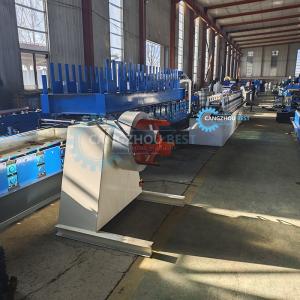 China Euro Type CE Hydraulic Steel Shutter Door Making Roll Forming Machine With Punching Holes factory