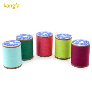 China 150D/16 Handmade Leather Sewing Wax Thread Polyester Braided Rope for Bracelets Decorate factory
