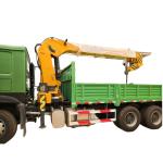 SINOTRUK HOWO Truck Mounted Crane XCMG Crane 10T 6X4 Truck Bed Mounted Crane
