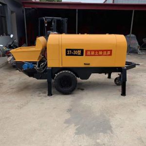 L2650 * W1200 * H1400mm Portable Concrete Pump For Fine Stone 22kw Power 30 Type