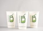 Recyclable 16oz Disposable Hot Drink Cups For Tea , Branding Logo
