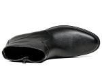 Classic Fashion Mens Leather Dress Boots Normal Size Black High Top Boots For