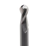 HRC 55° R2.5*5*10*5*75 2 Flutes Ball Nose End Mill For Aluminum Without Coating
