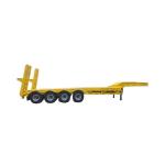 Customized 3axle 4axle Lowbed 80tons 100ton 120ton Low Loaders / Low Bed Semi