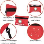 First Aid Responder Ems Medical Emergency Trauma Bag Portable Empty Dual Zippers
