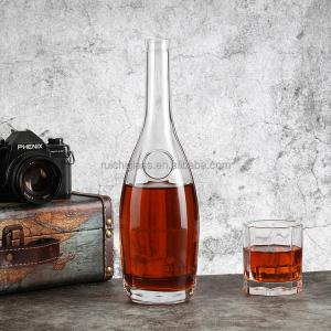 China Customized 275ml 500ml Empty Alcohol Liquor Printing Tequila Frosted Vodka Bottle factory