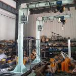 1 Ton Pillar Mounted Jib Crane ISO Certificate Flexible Operation