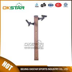 China fitness equipment for elderly wood outdoor fitness chest press machine chest exercise equipment for old people factory