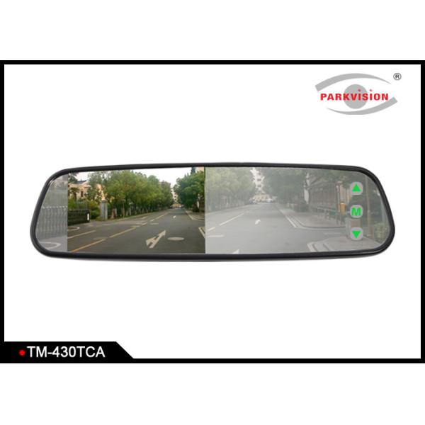 China 4.3" Reversing Mirror Monitor / Digital Rear View Mirror With Hidden Touch Button factory