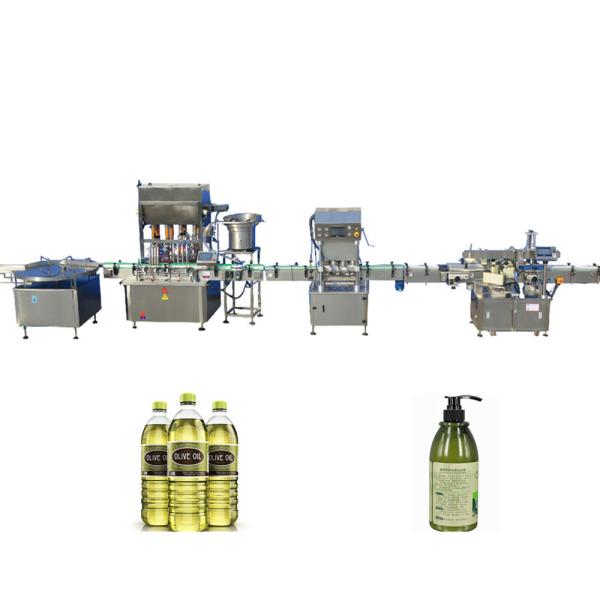 100ml - 1000ml Filling Range Lube Oil Filling Machine , 6 Head Liquid Filling