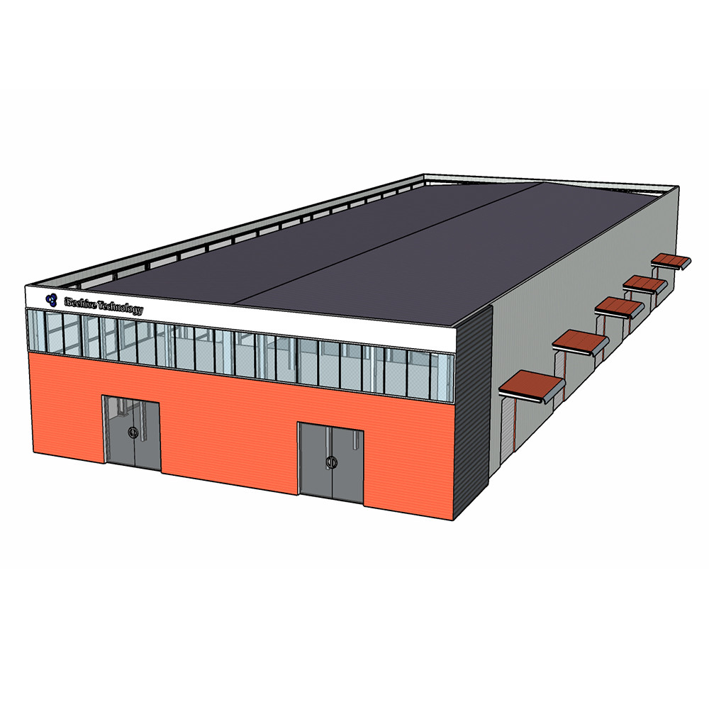 Warehouse Q345b Prefabricated Steel Buildings Bolt Connection