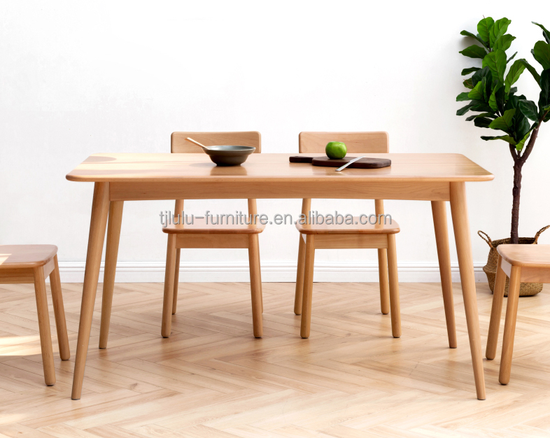 Other Mail Packing Wood Dining Table and Chair Furniture Set in Modern Nordic Style with Design