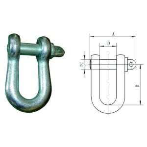 Safety Stringing Equipment For Connecting Link High Strength U Shackle Overhead