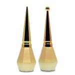 Gradient Gold Spraying Frosted Glass Nail Polish Bottles 5ml 7ml