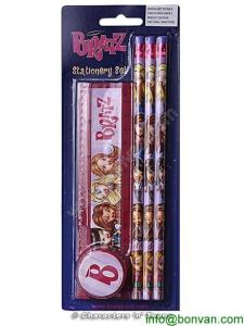 China Cute Cartoon Stationery Set For School Children,school kids stationery kit factory