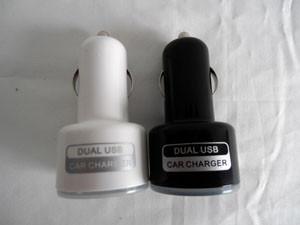 China Promotional Dual USB Car Charger, Micro USB Charger,Portable Mobile Charger factory