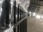 Customized Black Zinc Steel Metal Garrison Fence Panels Maintenance Free