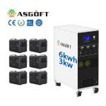All In One Battery Energy Storage 6Kwh Lifepo4 Battery Pack Inverter 3000W MPPT